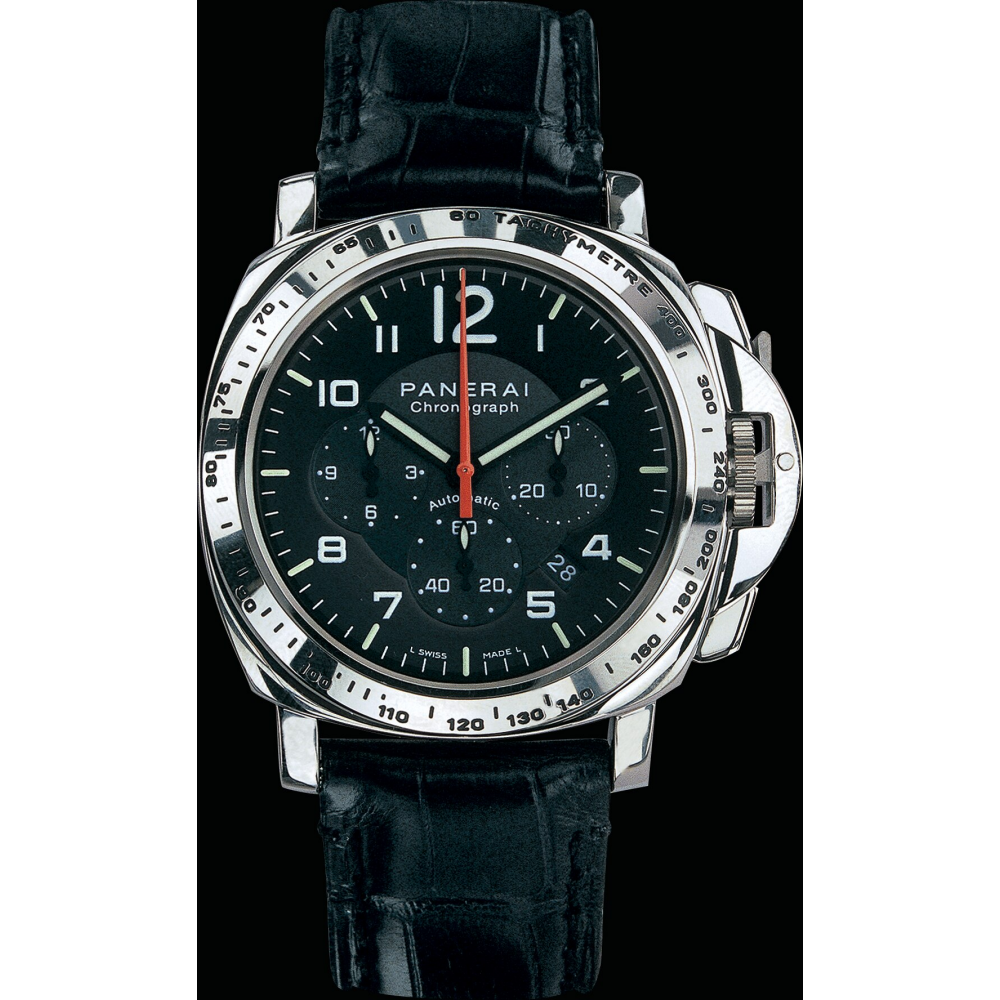 PANERAI Luminor Chrono Automatic White Gold for AMG PAM00105 day view