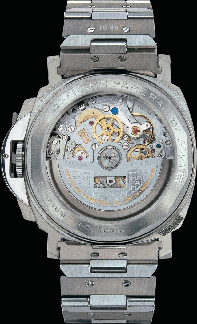 PANERAI Luminor Chrono Automatic Titanium/Steel for AMG PAM00108 Detail 