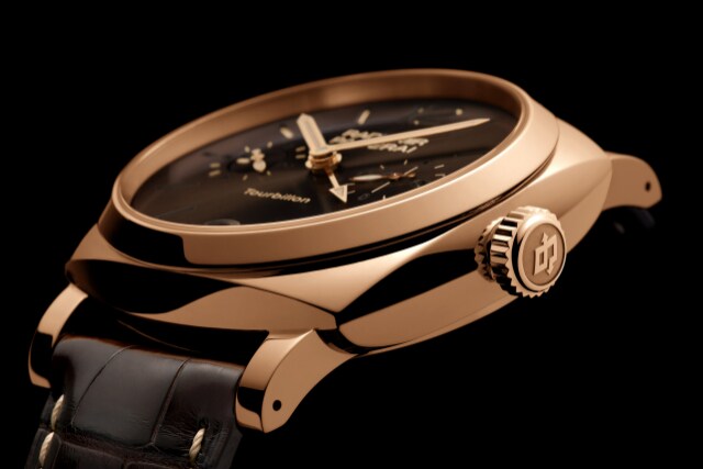 PANERAI Radiomir 1940 Tourbillon GMT Oro Rosso PAM00558 Detail 