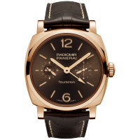 PANERAI Radiomir 1940 Tourbillon GMT Oro Rosso PAM00558 Front view
