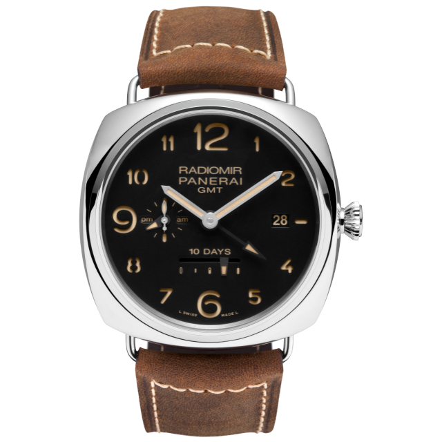 PANERAI Radiomir 10 Days GMT Automatic Acciaio PAM00550 Front view
