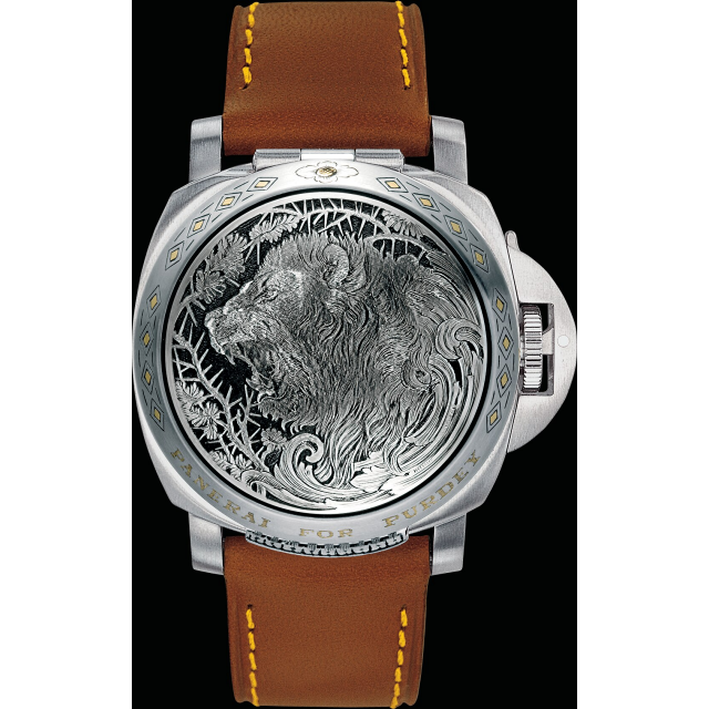 PANERAI Luminor Sealand for Purdey  Front view