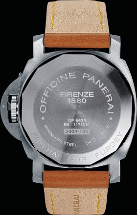 PANERAI Luminor Sealand for Purdey PAM00833 Detail 