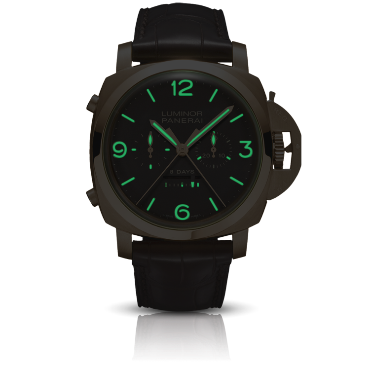 PANERAI Luminor 1950 Rattrapante 8 Days Oro Rosa PAM00319