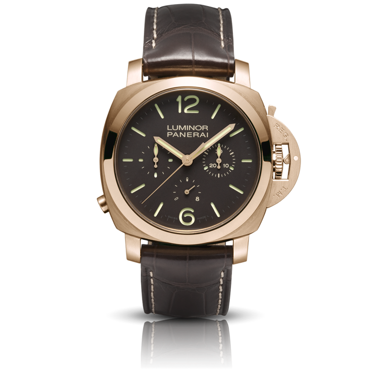 PANERAI Luminor 1950 Chrono Monopulsante 8 Days Oro Rosa PAM00344