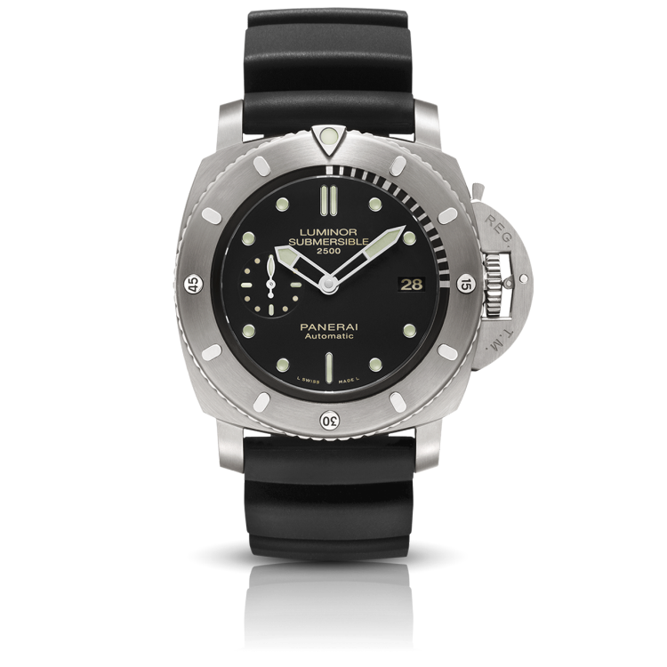 PANERAI Luminor Submersible 1950 2500m 3 Days Automatic Titanio PAM00364