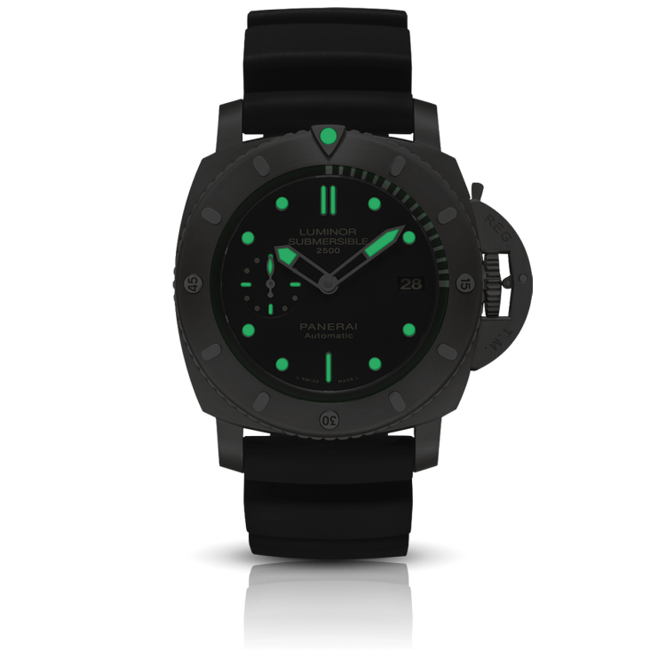 PANERAI Luminor Submersible 1950 2500m 3 Days Automatic Titanio PAM00364