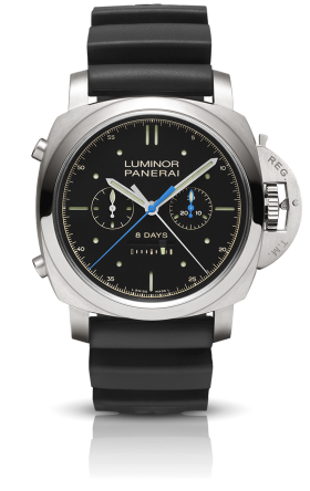 Luminor 1950 Rattrapante 8 Days Titanio
