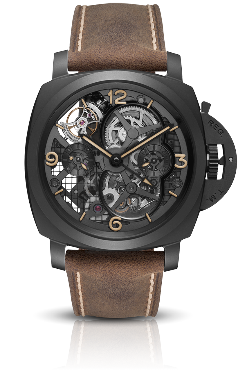 PNPAM00528 - LO SCIENZIATO - Luminor 1950 Tourbillon GMT Ceramica - 48mm