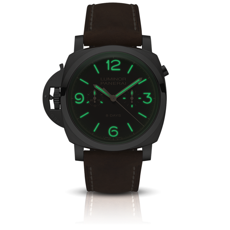 PANERAI Luminor 1950 Chrono Monopulsante Left-Handed 8 Days Titanio PAM00579