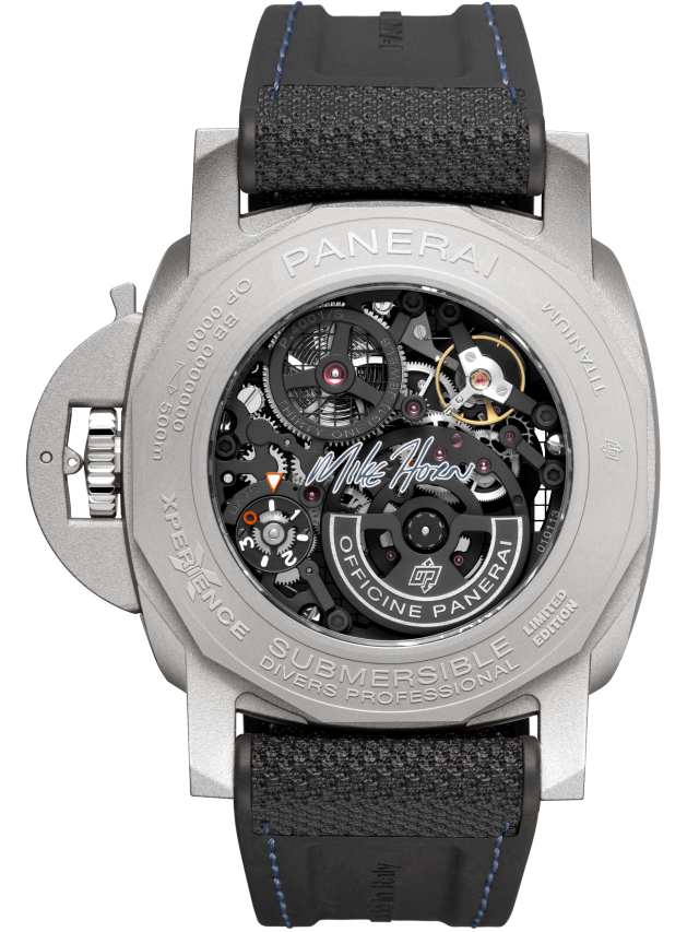 PANERAI Submersible GMT Titanio Mike Horn Experience Edition PAM01670 Detail 
