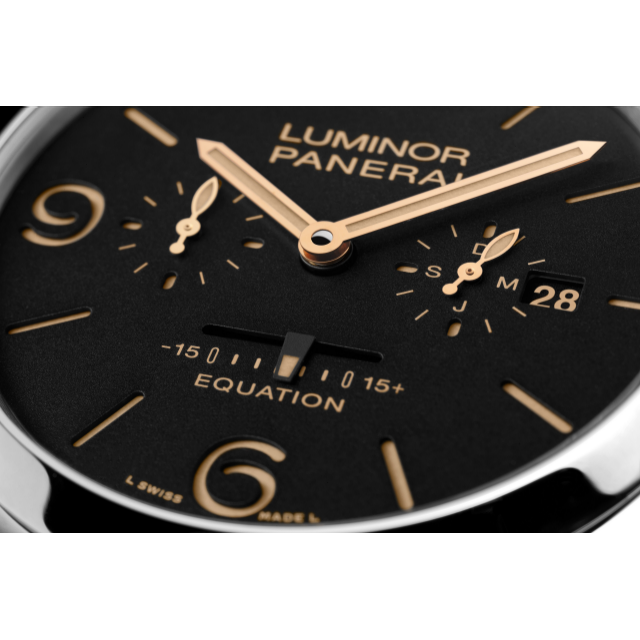 PANERAI Luminor 1950 Equation of Time 8 Days Acciaio PAM00601 Detail 1