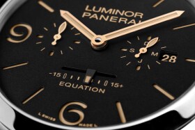 PANERAI Luminor 1950 Equation of Time 8 Days Acciaio PAM00601 Detail 