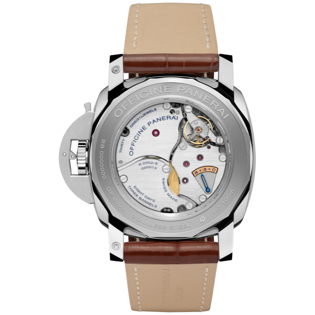 PANERAI Luminor 1950 Equation of Time 8 Days Acciaio PAM00601 Back view
