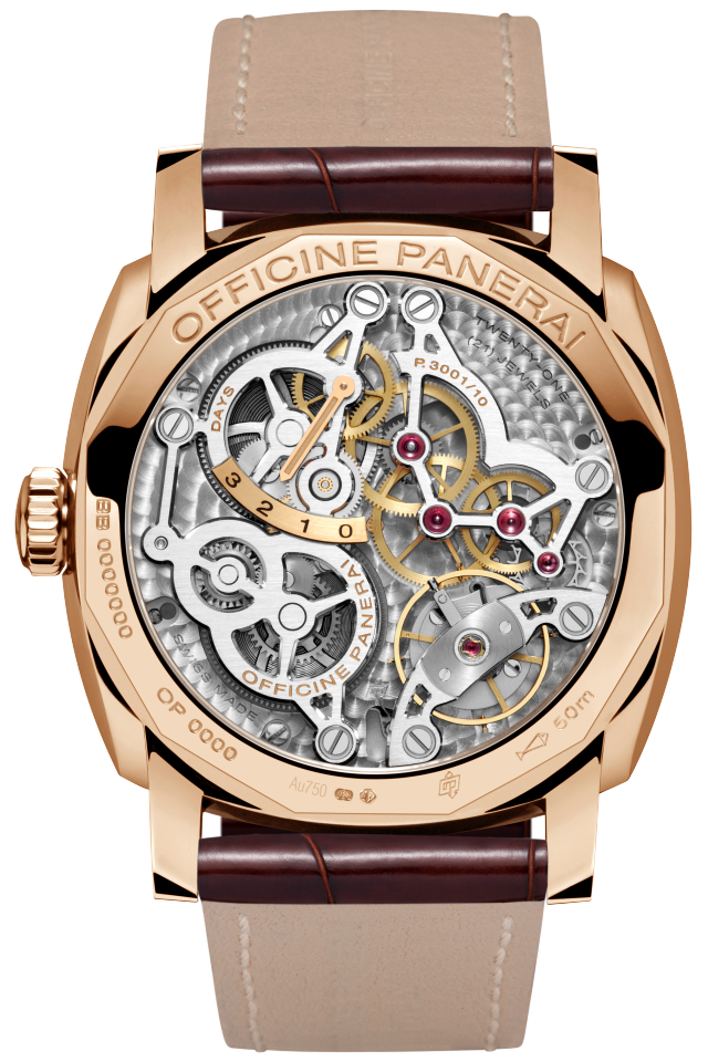 PANERAI Radiomir 1940 3 Days GMT Oro Rosso PAM00570 Detail 