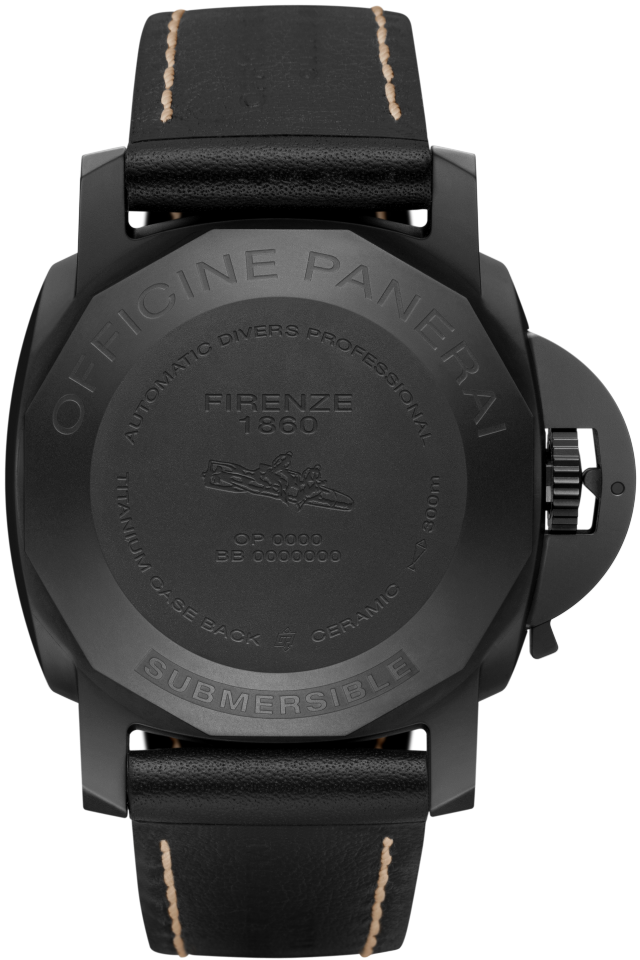 PANERAI Luminor Submersible 1950 Left-Handed 3 Days Automatic Ceramica PAM00607 Detail 