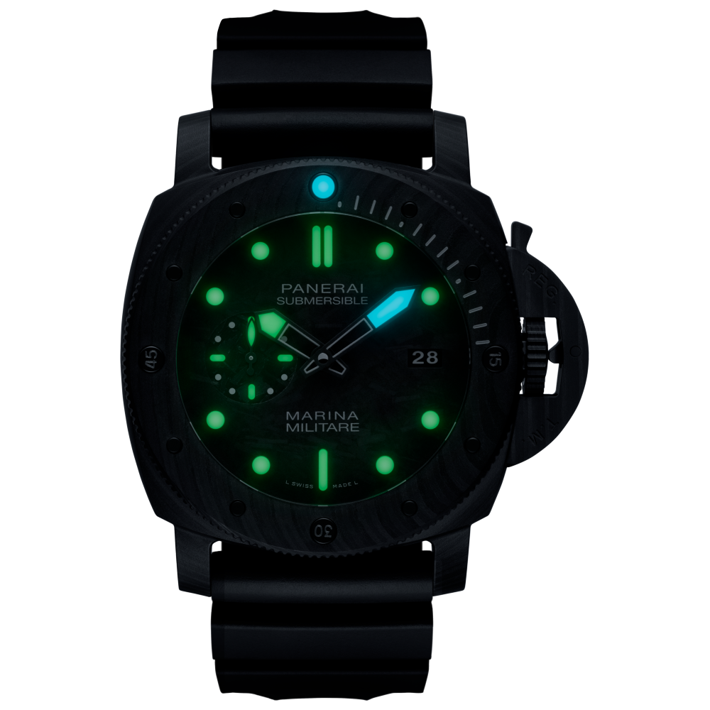 PANERAI Submersible Marina Militare PAM02979 night view