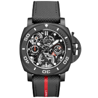 PANERAI サブマーシブル トゥールビヨン GMT ルナ・ロッサ エクスペリエンス エディション PAM01405 Front view