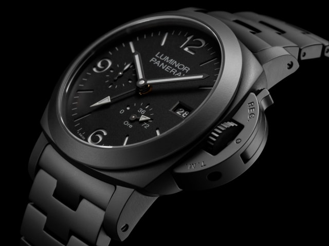PANERAI Luminor GMT Power Reserve Ceramica PAM01674 Detail 