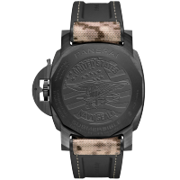 PANERAI Submersible QuarantaQuattro GMT Navy SEALs Carbotech™ PAM01513 Back view