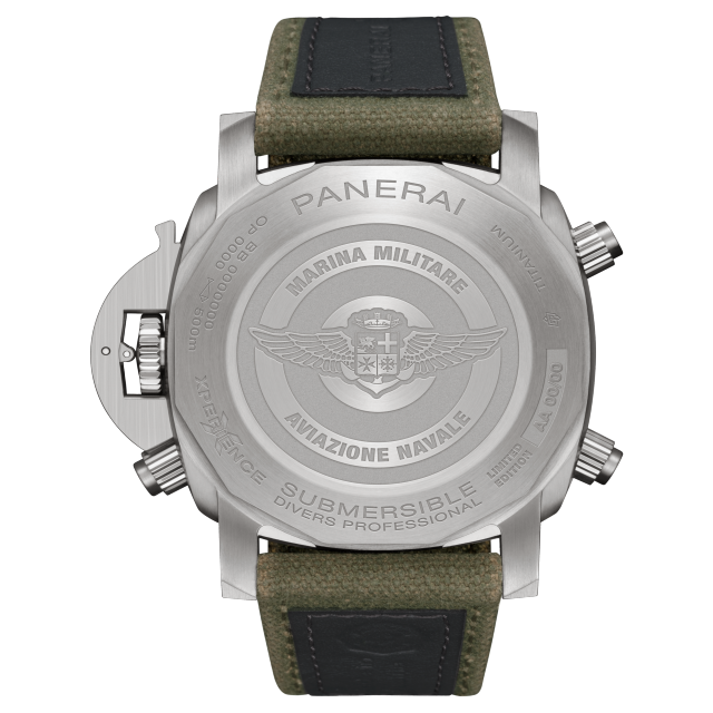 PANERAI Submersible Chrono Marina Militare Experience Edition PAM01699 Back view