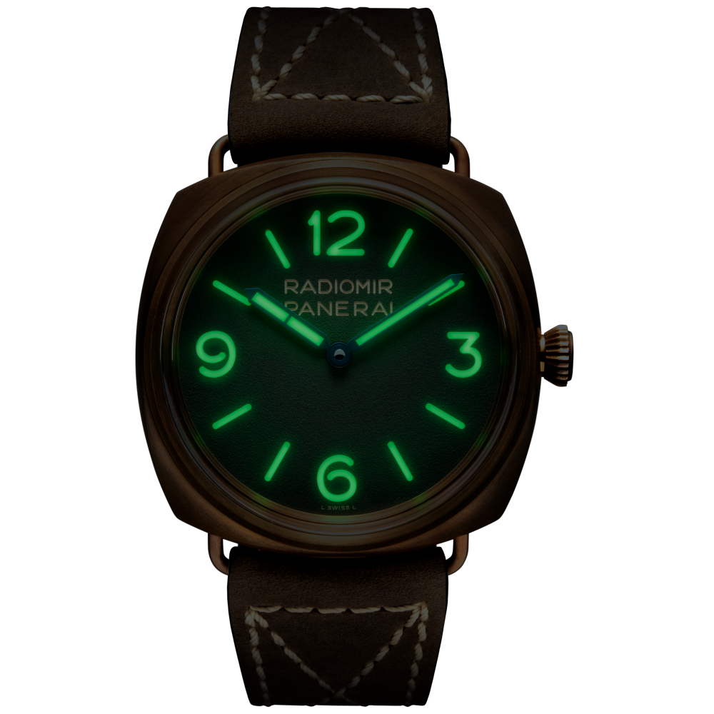 PANERAI Radiomir Bronzo PAM00760 night view