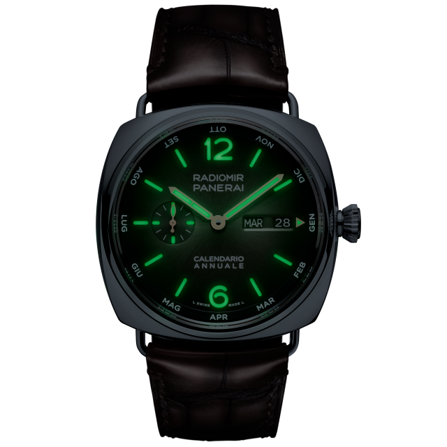 PANERAI ラジオミール アニュアルカレンダー プラチナテック™ PAM01364 Night view