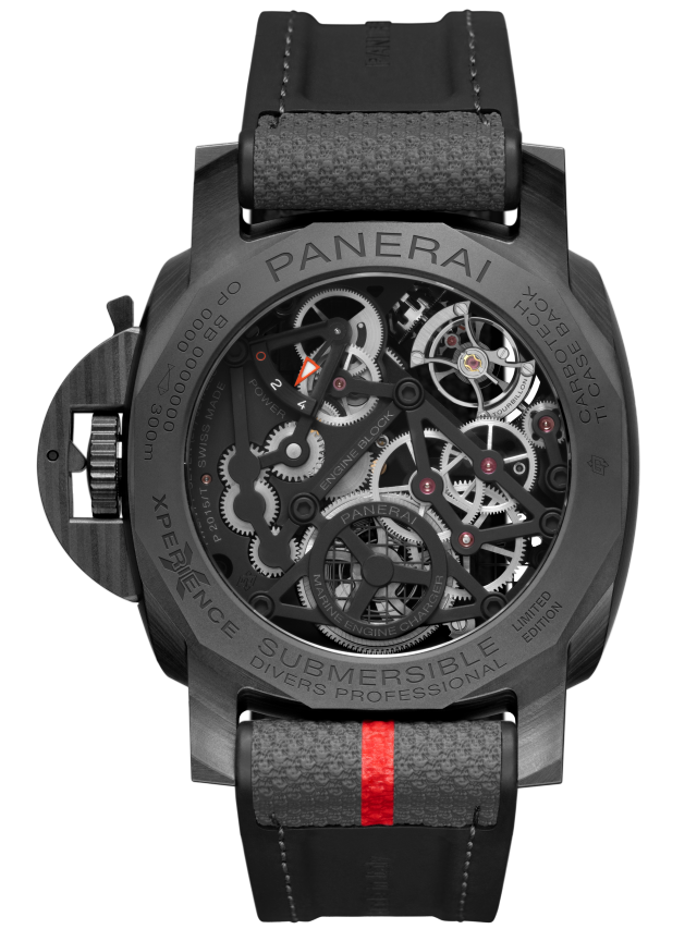 PANERAI Submersible Tourbillon GMT Luna Rossa Experience Edition PAM01405 Detail 
