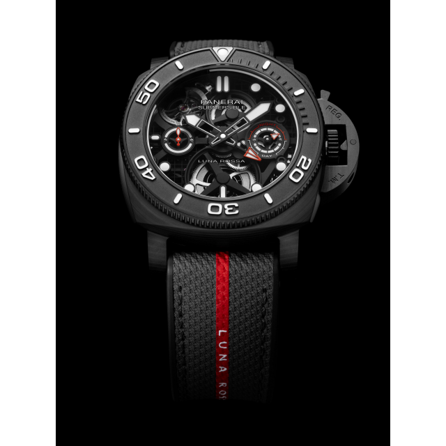 PANERAI サブマーシブル トゥールビヨン GMT ルナ・ロッサ エクスペリエンス エディション PAM01405 Detail 2