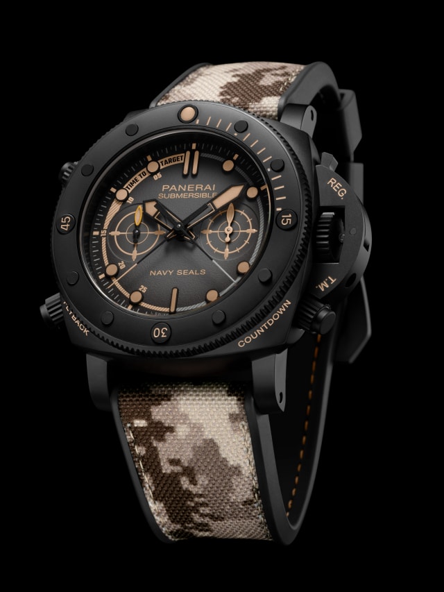 PANERAI Submersible Chrono Navy SEALs Titanio PAM01521 Detail 