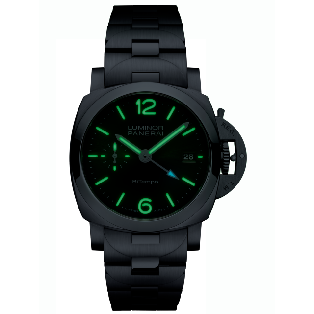 PANERAI Luminor Quaranta BiTempo PAM01640 Night view