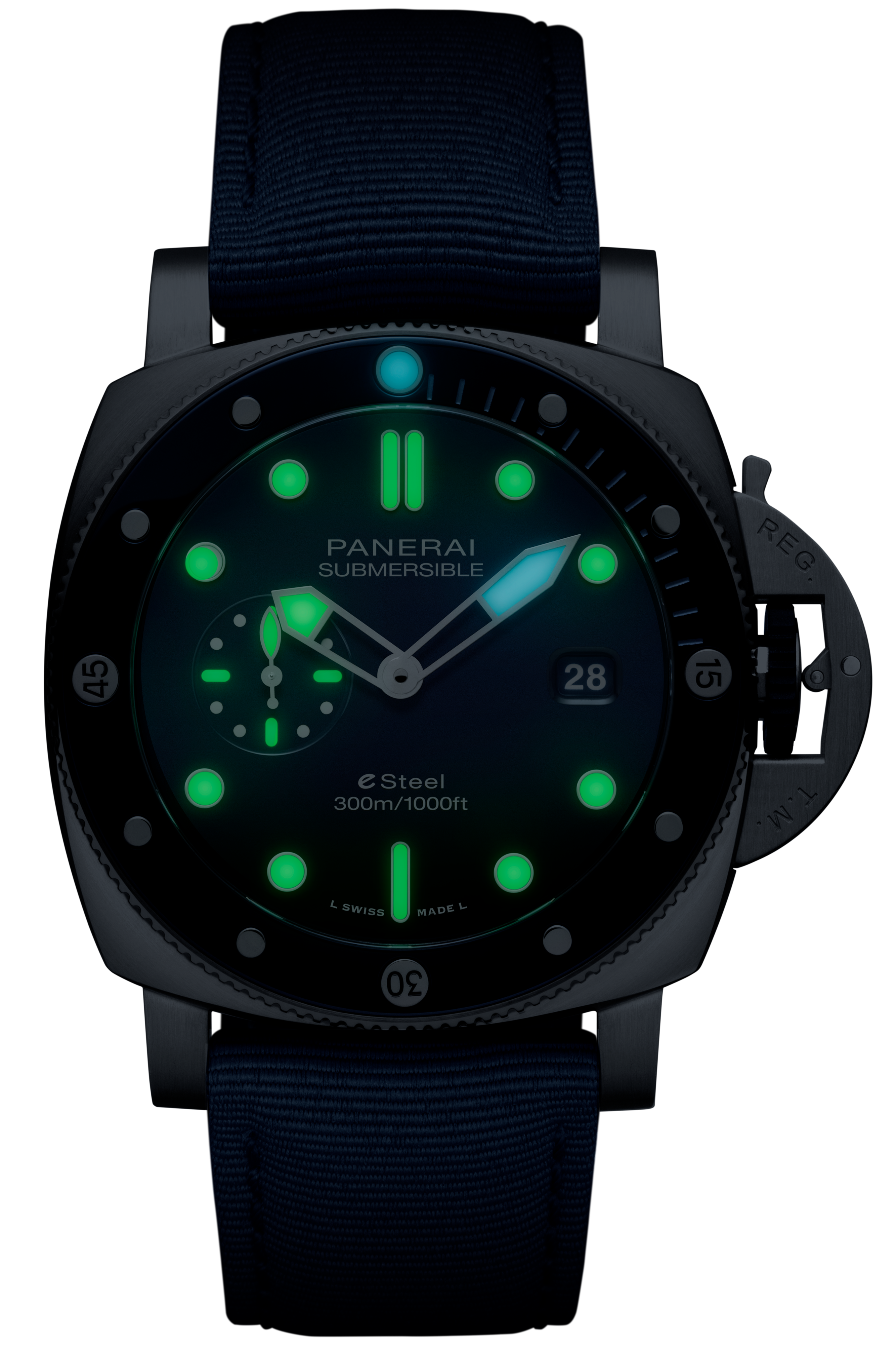 submersible quarantaquattro esteel ™ blu profondo