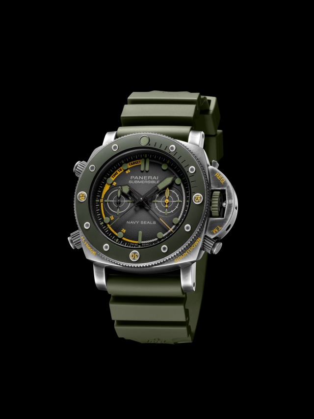 PANERAI Submersible Chrono Navy SEALs Special Operations Experience Edition PAM01402 Front 4