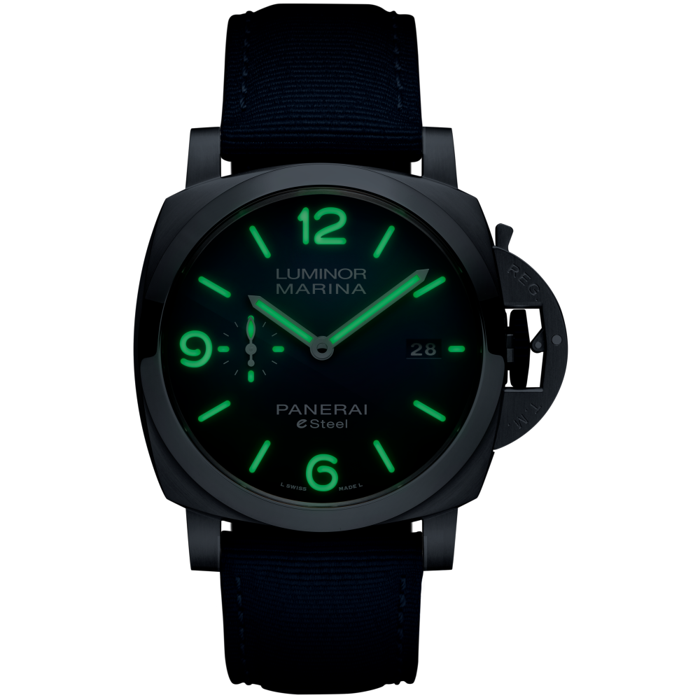 PANERAI Luminor Marina Blu Profondo PAM01157 night view