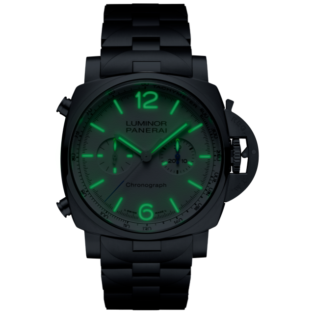 PANERAI Luminor Chrono PAM01548 Night view