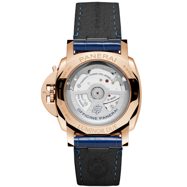 PANERAI Luminor Due Luna Goldtech™ Madreperla  PAM01181 Back view