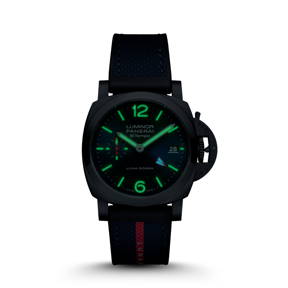 PANERAI ルミノール クアランタ ルナ・ロッサ BiTempo PNPAM01404