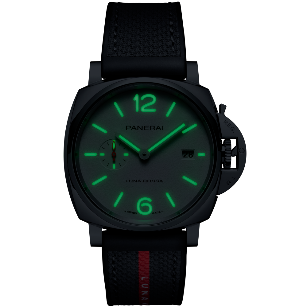 PANERAI Luminor Due Luna Rossa PAM01673 night view