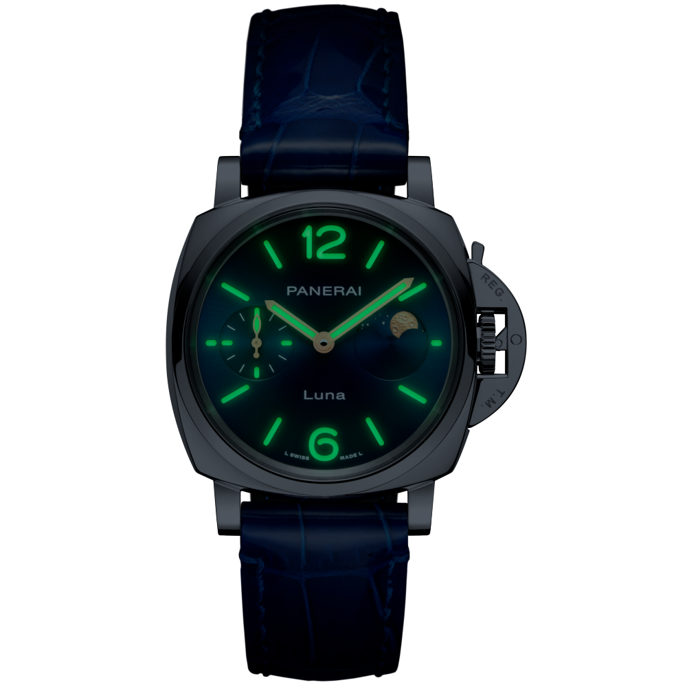 PANERAI Luminor Due Luna PAM01179 night view