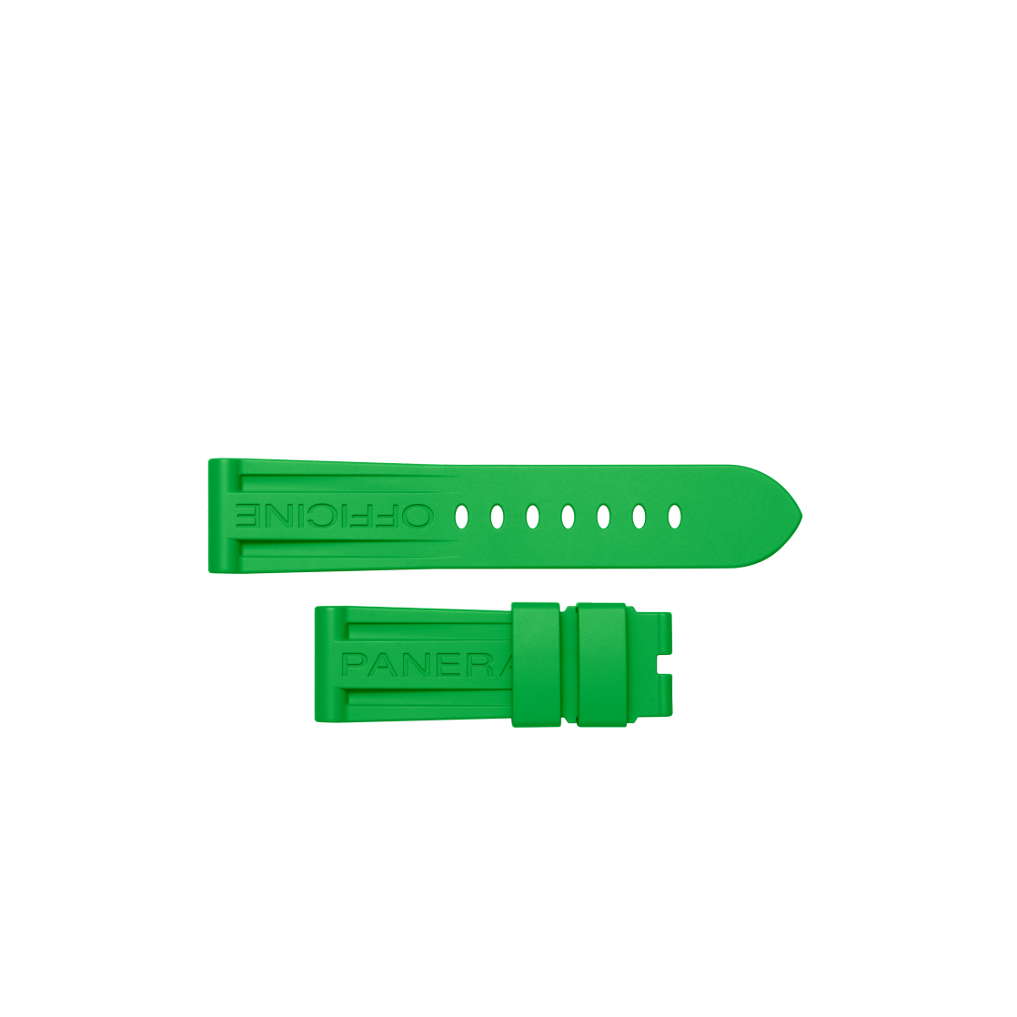 PANERAI Cinturino Caucciù Verde Chiaro MXE0SK9M