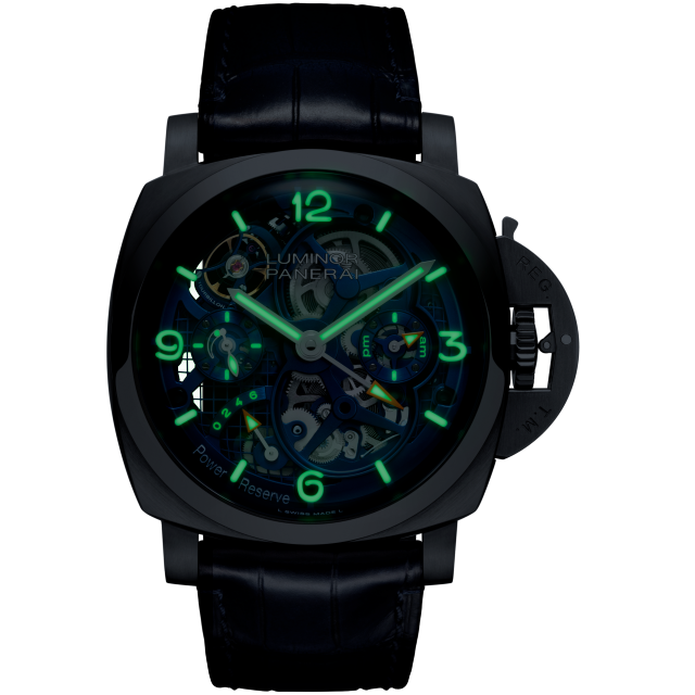 PANERAI Luminor Tourbillon  PAM01784 night view