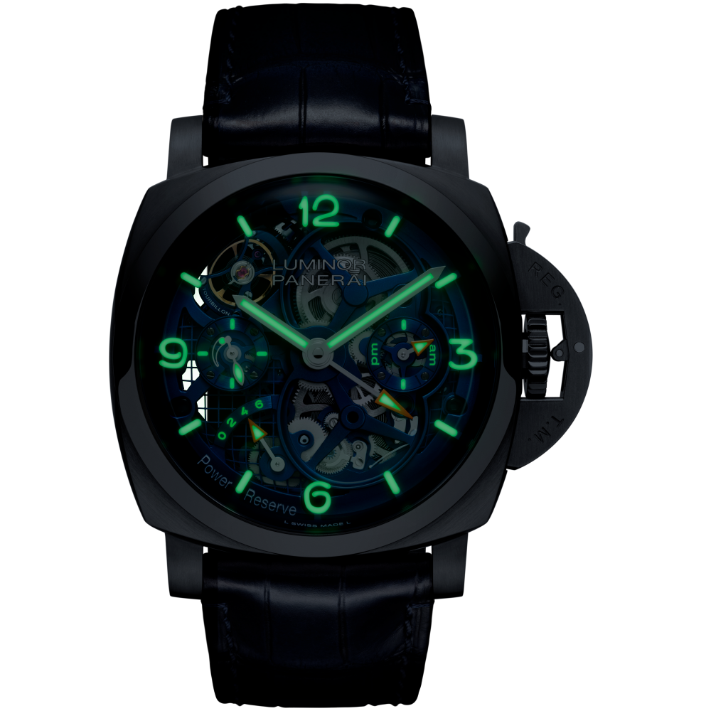 PANERAI Luminor Tourbillon  PAM01784 night view