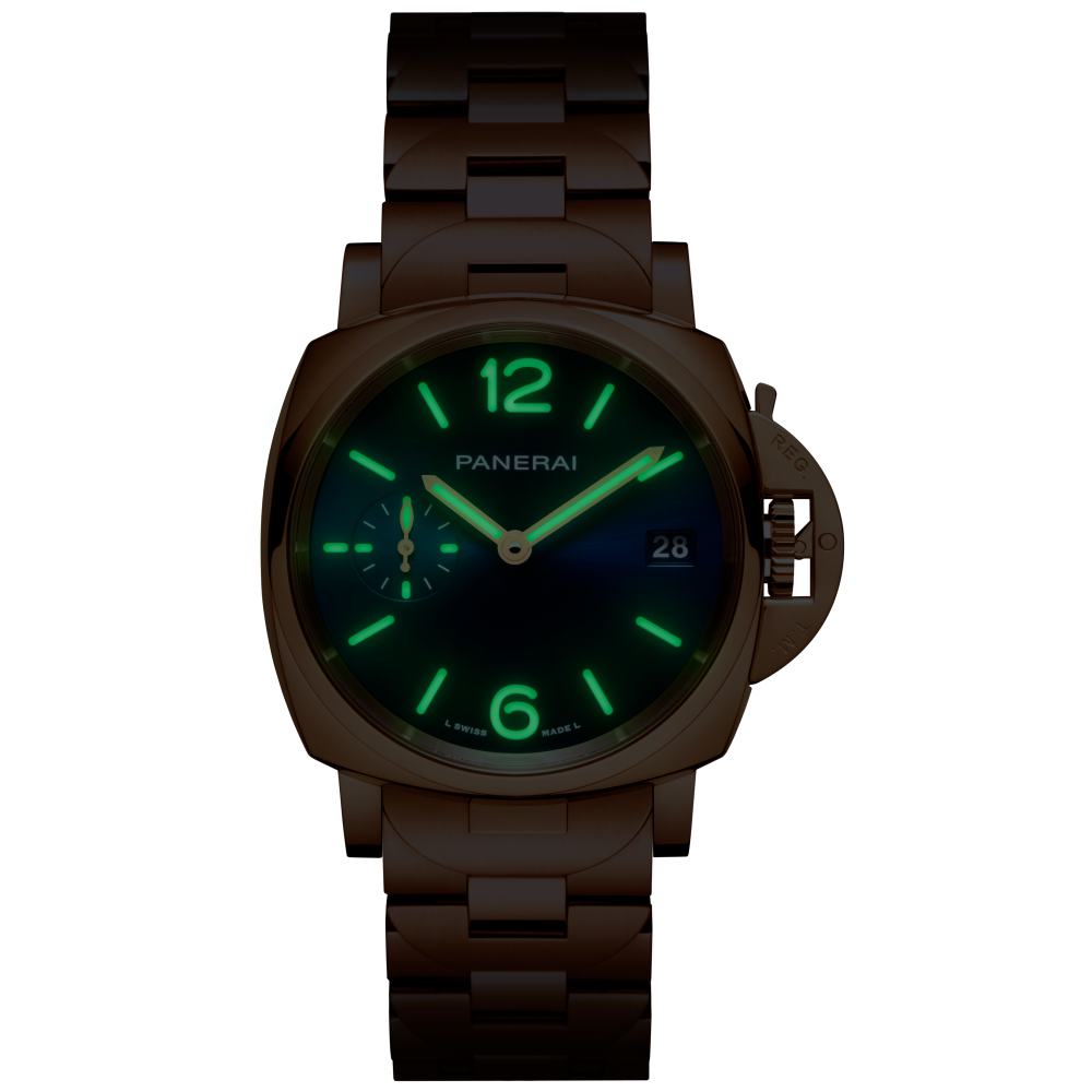 PANERAI Luminor Due TuttoOro PAM01182 night view