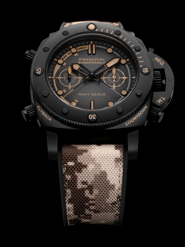 PANERAI Submersible Chrono Navy SEALs Titanio PAM01521 Detail 