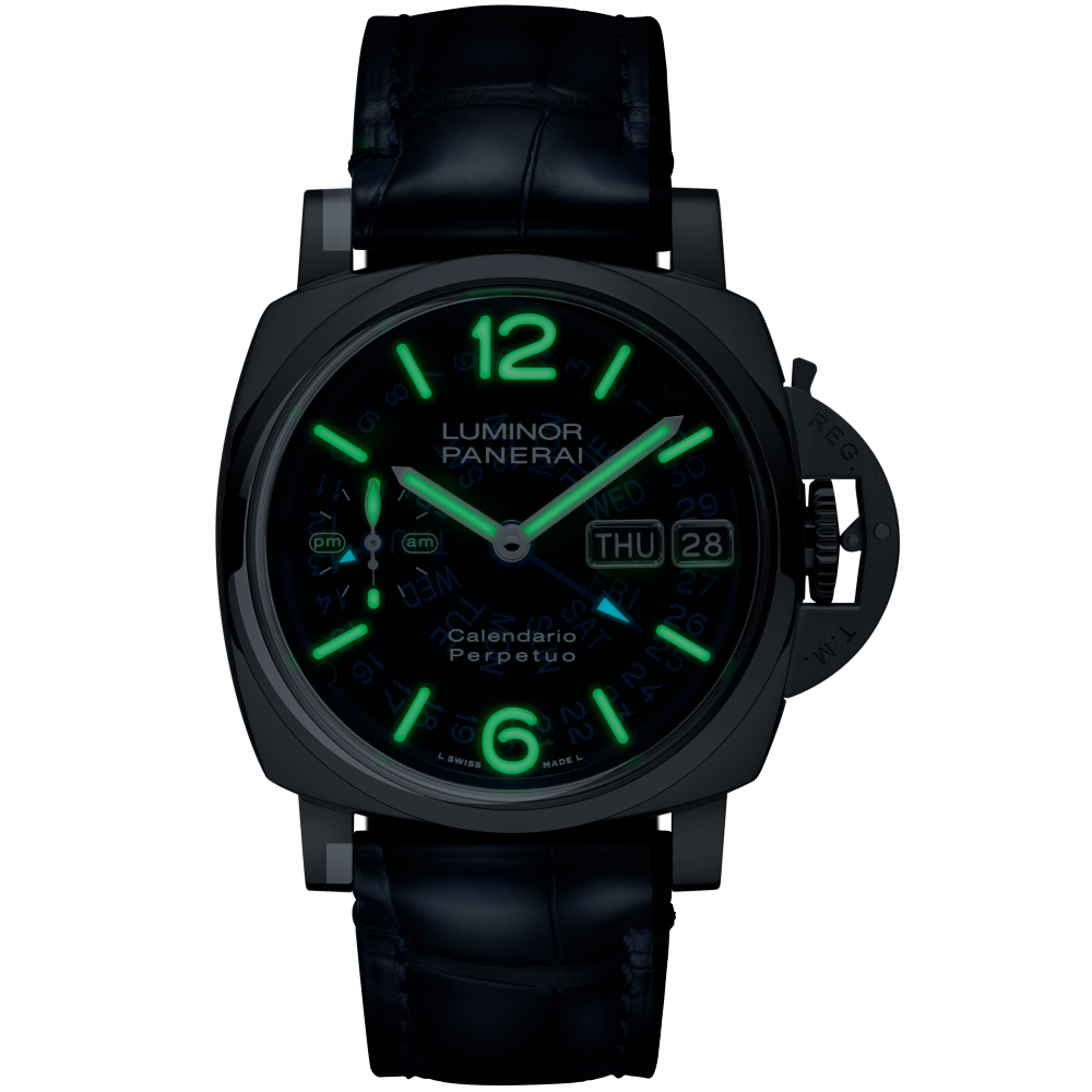 PANERAI Luminor Perpetual Calendar PAM01575 night view
