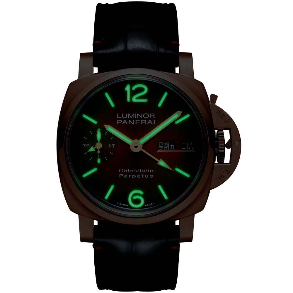 PANERAI Luminor Perpetual Calendar PAM01688 night view