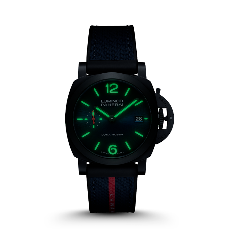 PANERAI ルミノール クアランタ スティール DLC ルナ・ロッサ PAM01408
