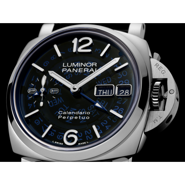 PANERAI ルミノールパーペチュアルカレンダーGMT プラチナテック™ PAM01575 Detail 1